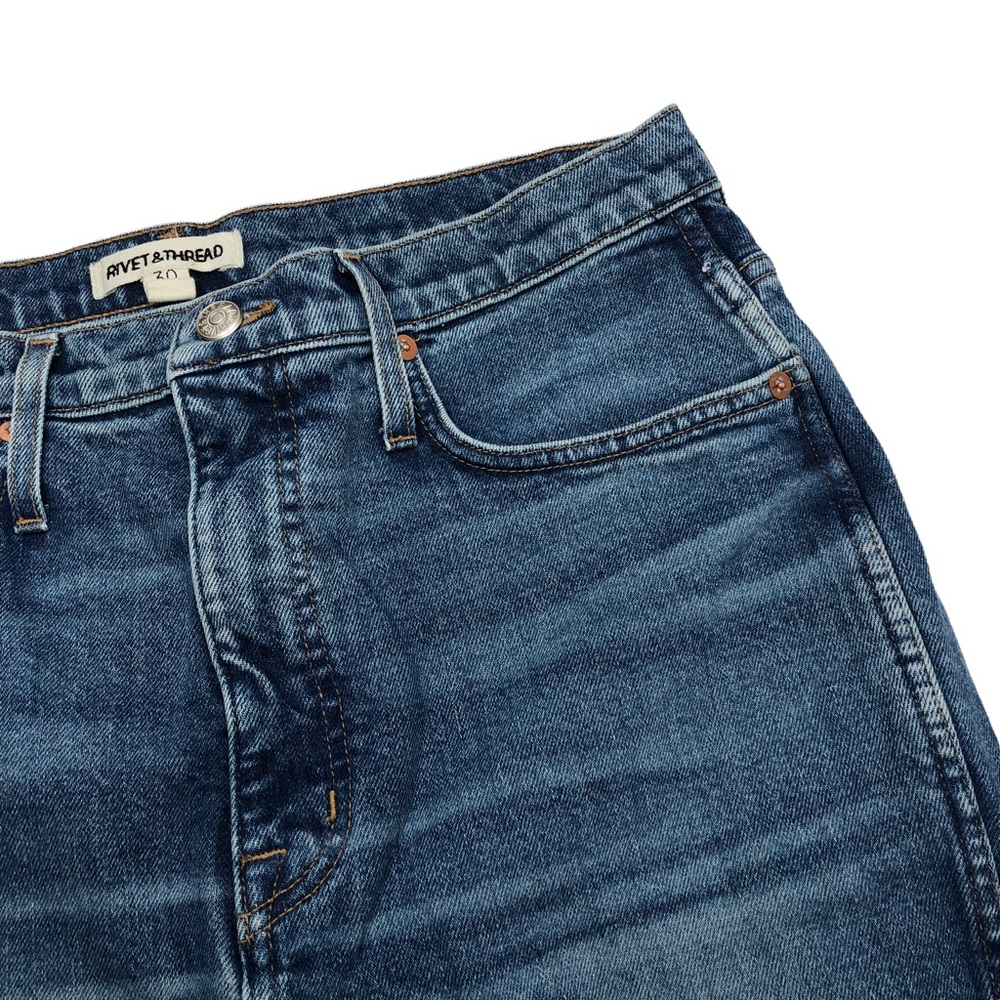 Madewell Rivet & Thread High Rise Stovepipe Jeans - Picture 7 of 14